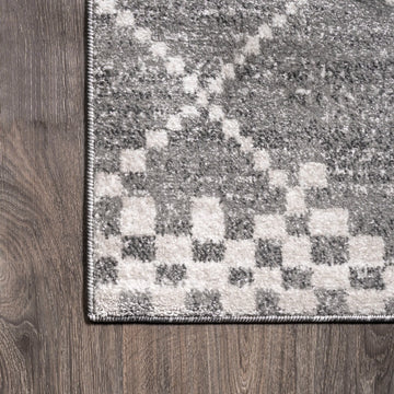 Asilah Moroccan Modern Diamond Area Rug